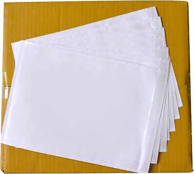 #ad 5.5quot; x 7.5quot; Packing List Envelope Clear Self Seal Shipping Sleeve 200 Pack $22.52