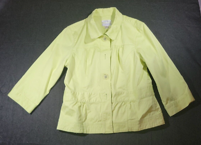 #ad Christopher amp; Bank Lime Green Jacket Size XL $21.95