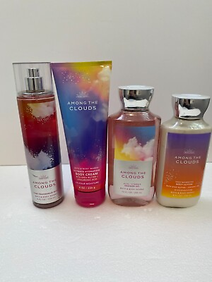 #ad BATH amp; BODY WORKS AMONG THE CLOUDS MIST SHOWER GEL BODY CREAM You Choose $14.95