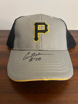 #ad CURT WARNER AUTOGRAPHED SIGNED PIRATES HAT PENN STATE PSU NITTANY LIONS HOF $12.95