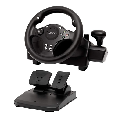 #ad #ad Racing Steering Wheel Pedal Video Gaming For PC Xbox PS3 PS4 Nintendo Android $127.48