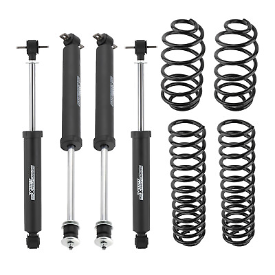 #ad 2.5quot; Lift Kit Coil Springs amp; Shocks For Jeep Wrangler TJ 4WD 1997 2006 6 Cyl $279.98