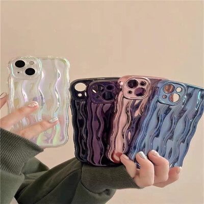 #ad Water Ripple Pattern Anti drop Stylish Phone Case For iPhone 14 Pro Max 13 12 11 $8.24