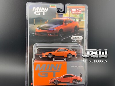 #ad Mini GT Nissan Silvia S15 D MAX Metallic Orange RHD MGT00581 1 64 $11.99