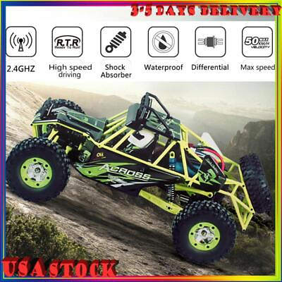 #ad Wltoys 12427 1 12 Scale 2.4G 4WD Electric Brushed Crawler RTR RC Car Gift #2 $109.61