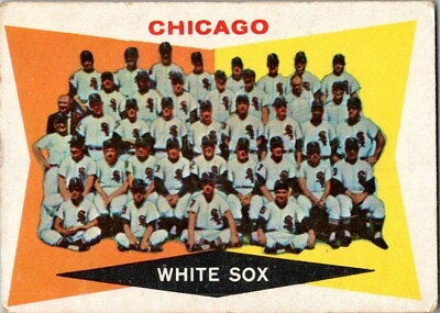 #ad 1960 Topps Baseball Card NR MINT # 208 Chicago White Sox $5.60