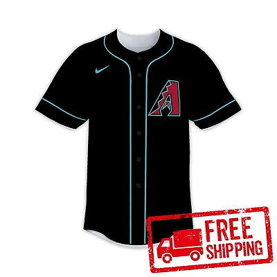 #ad personalized Custom Arizona Diamondbacks Jersey MLB Baseball Jersey Fan Gift $28.50