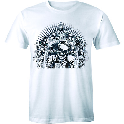 #ad Scary Skeleton Horror Gang Gothic Mafia Halloween Shirt Men#x27;s T shirt Tee $12.99