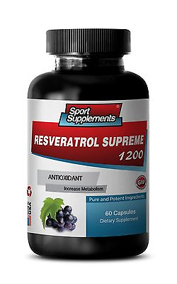 #ad Quercetin New Resveratrol 1200mg Detoxify Body Supplements 1B $18.70