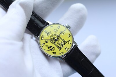 #ad Vintage Masonic watch unique mechanical mens watch vintage watch cal. 2603 $120.00
