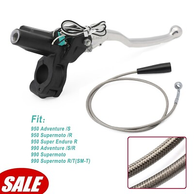 #ad For 950 Adventure Left Hydraulic Clutch Master Cylinder amp; Levers amp; Oil Hose Pipe $83.99