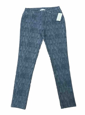 #ad NWT Michael Kors Women Skinny Leg Ash Gray Stretch Pants Legging Basics Logo Med $39.95