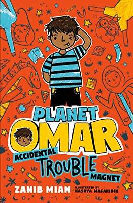 #ad Planet Omar: Accidental Trouble Magnet Hardcover By Mian Zanib GOOD $4.31