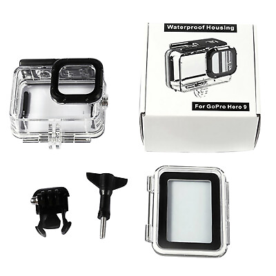 #ad 196ft Underwater Housing Shell Waterproof Case Touch Screen For Gopro Hero 10 9 $15.99
