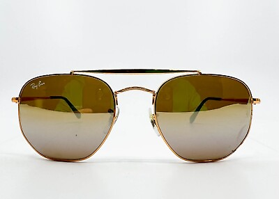 #ad Ray Ban The Marshal Gold Metal Aviator Gradient Sunglasses RB3648 54 21 7099 $79.99