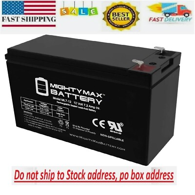 #ad Kids Ride On Car 12V Replacement Battery 7 Amp Hr. for Electric Power Wheels $24.97