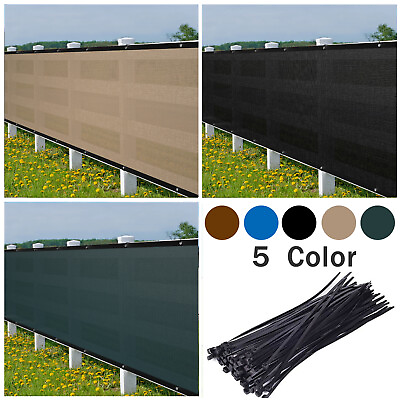 #ad 50ft Privacy Screen for Balcony Yard Garden Fence Windscreen Shade Cover Mesh $33.29