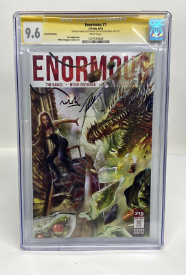 #ad Enormous 1 CGC 9.6 graded 2nd Print Duel Signed Cheggour Daniel Comic Yellow $88.00