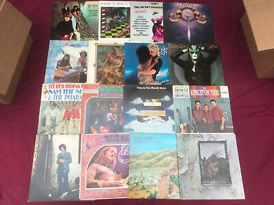 #ad 7 Classic Rock Folk Country VG Record LOT 60 80s Albums Mixed Vinyl Glam Soft $38.99