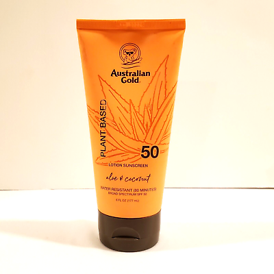 #ad Plant Based Lotion Sunscreen Aloe Coconut SPF 50 NEW $8.75