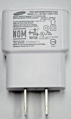 #ad AC DC Power adapter Charger Samsung 5.0V 1.0A White Lot 1 5 10 25 50 100 $35.00