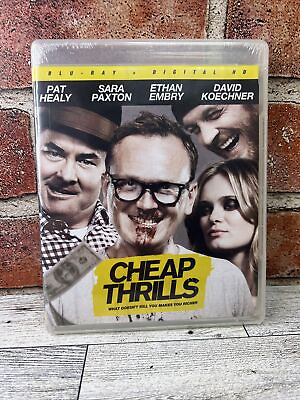 #ad Cheap Thrills Blu ray dark comedy movie Pat Healy Ethan Embry Drafthouse NEW $9.95