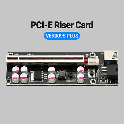 #ad Pci e Extension Card Usb 3.0 Easy Installation Pci e 1x to 16x Gpu Mining $12.02