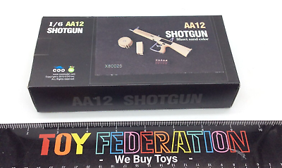 #ad COOMODEL AA12 Shotgun For 1 6 Action Figures X80025 Short Sand Color $44.99