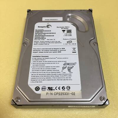 #ad 10101 hours Seagate Barracuda ST3808110AS 3.5 inch HDD Normal judgment 80GB $34.76