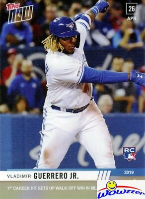 #ad 2019 Topps Now #137 Vladimir Guerrero Jr FIRST PRINTED TOPPS ROOKIE MINT RC LOGO $29.95