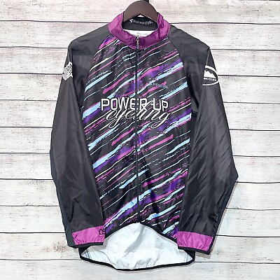 #ad #ad Blackbottoms Power Cycling Womens Jacket sz L $24.99