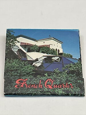 #ad Vintage Matchbook Cover French Quarters Restaurant Ft. Lauderdale Florida $12.50