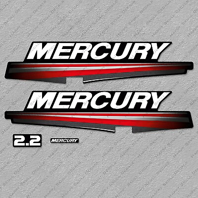 #ad Mercury 2.2 hp Two Stroke New Model outboard engine decals sticker reproduction $40.49