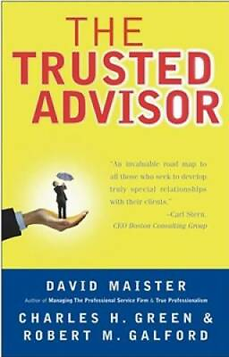 #ad The Trusted Advisor Paperback By Maister David H. GOOD $3.73