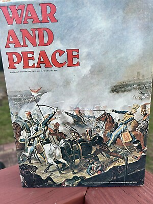 #ad NEW Avalon Hill 1980 WAR and PEACE game Napoleonic Wars: 1805 1815 $56.00