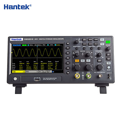 #ad Hantek Digital DSO2000 Series Oscilloscope 2CH1CH 1GSa s 100 150MHz 25MHz AWG $234.97