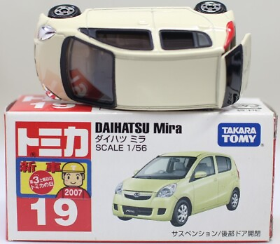 #ad Tomica 19 Daihatsu Mira box new car sticker $18.00