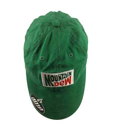 #ad Dale Earnhardt Jr Ball Cap Mountain Dew Green Amp Energy Embroidered Adjustable $14.95