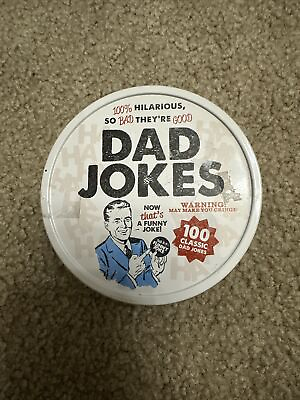 #ad DAD JOKES By Professor Puzzle 100 Classic Funny And Bad Dad Jokes Comedy New $17.99