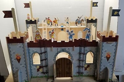#ad Medieval Wooden Toy Castle $39.99