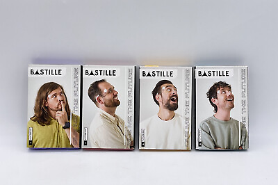 #ad Bastille Give Me The Future Lot of 4 Limited Edition Multi Color Cassettes $54.99