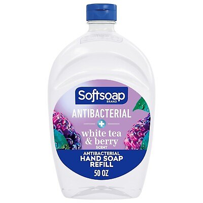 #ad Softsoap Antibacterial Liquid Hand Soap Refill White Tea Berry Scented Hand Soap $8.70