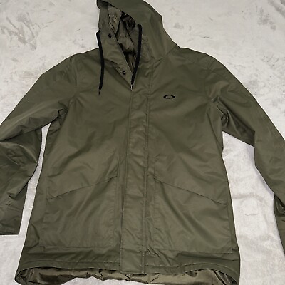 #ad Oakley Large Green Jacket Coat Men’s $37.97