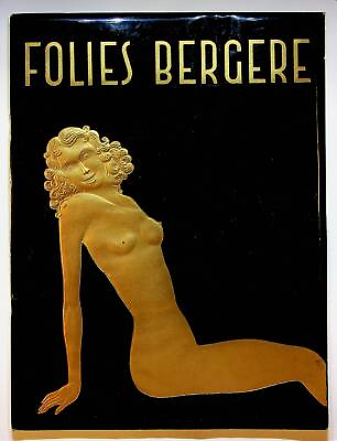#ad Folies Bergere Programme 1952 VG FN 5.0 $46.00