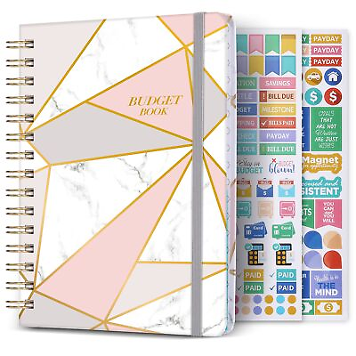 #ad Budget Planner 12 Monthly Financial Organizer Expense Tracker Undated Fin... $12.68