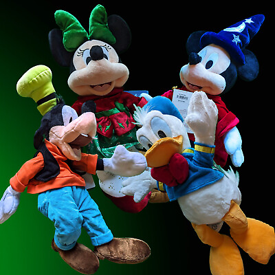#ad Disney Store Authentic Plush U Pick Mickey Mouse Goofy Pluto $15.00