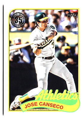#ad 2024 Topps Series 1 Jose Canseco 1989 Insert Oakland Athletics #89B 3 $2.00