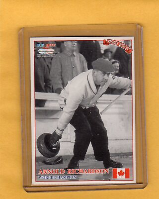 #ad 1993 Ice Hot International Curling Card #26 Arnold Richardson Canada C $4.50