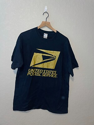 #ad Y2k Gildan United States Service Gold Black Graphic Shirt Tee 2000s L Large $20.00