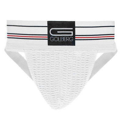#ad GOLBERG Athletic Supporter Waistband Contoured for Comfort Active White $9.99